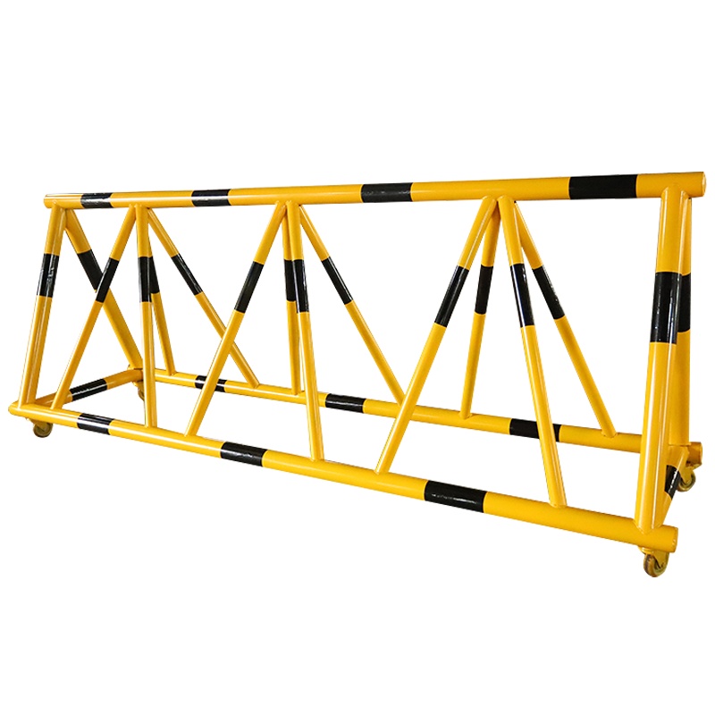 东升顺拒马移动路障带刺防撞幼儿园隔离围栏医院学校门口挡车防冲撞护栏黄黑按米