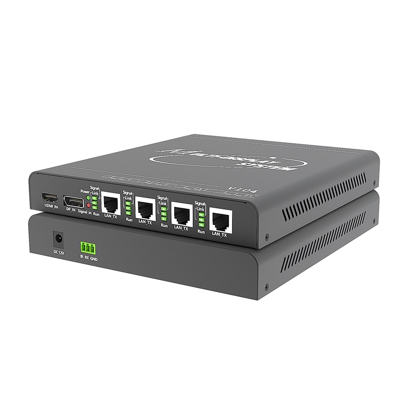 信特安XTA-V104HDBN 四屏宝HDBaseT网口输出多通道投影桌面融合器支持7680x1200@30Hz