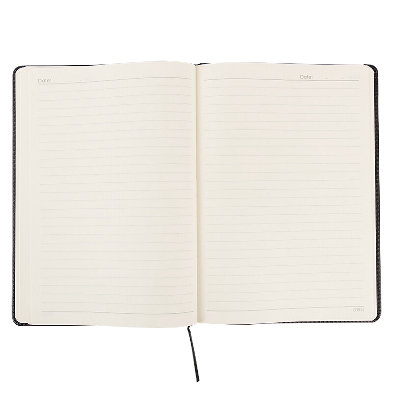 得力 DY 3161 商务记事本18k皮面114页日记本办公用本子