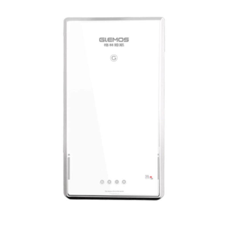 格林姆斯(GLEMOS)G10-70F速热式电热水器 双胆循环加热微电脑全智能恒温20升储水7000W学院白 30周年版