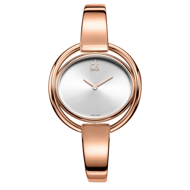 新款CK手表瑞士正品简约情侣手镯石英女表K4F2N616