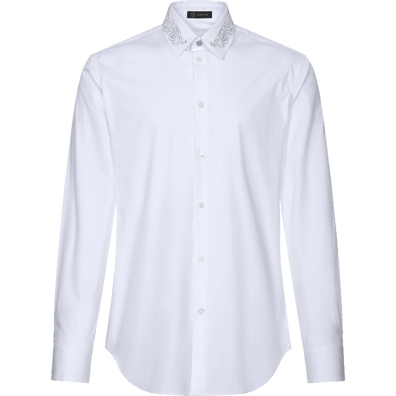 Versace 范思哲 男士棉质长袖衬衫 A81819 A222394