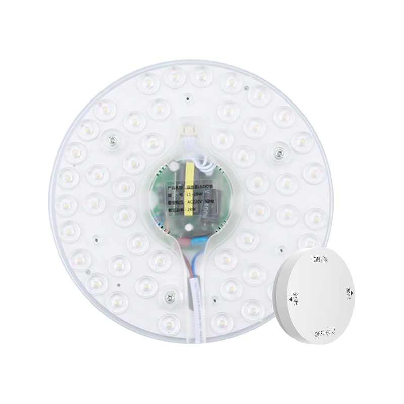 领普科技(linptech)LED吸顶灯改造灯板自发电无线遥控 双色调光遥控灯板灯盘+遥控开关套装