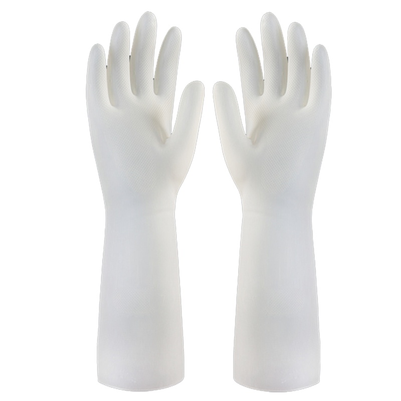 [2双装S码]丁腈橡胶皮手套女家务塑胶清洁厨房洗碗洗衣服防水耐用耐磨劳保