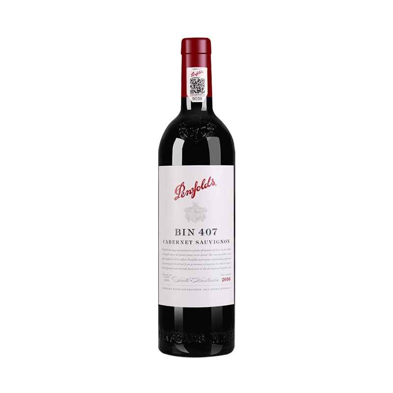 苏宁宜品推荐奔富(Penfolds)Bin407赤霞珠干红葡萄酒 750ml/1瓶装