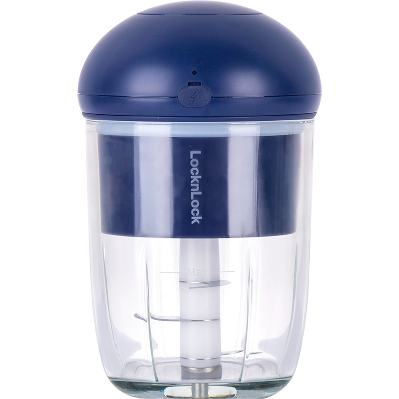 乐扣乐扣蒜泥神器电动捣蒜器多功能家用拉蒜器碎物器辅食压蒜器