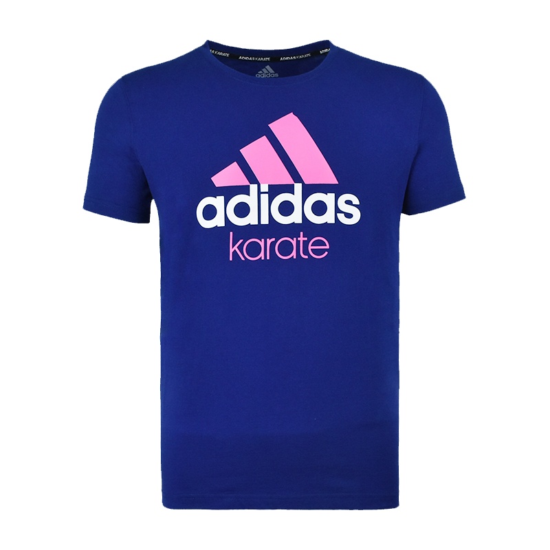 Adidas阿迪达斯跆拳道短袖男速干透气运动休闲T恤运动服ADICTK-DBUP