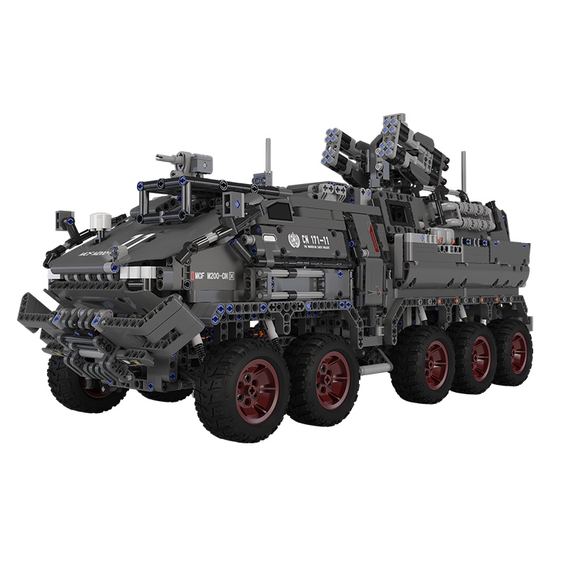ONEBOT流浪地球积木火石运载车儿童玩具工程车CN171运兵车积木积木汽车玩具 爱其科技出品 CN171运兵车