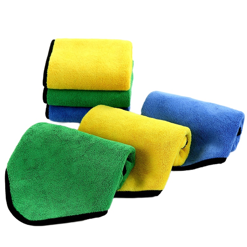斜月三星 多功能洗车毛巾抹布擦车巾擦手布 加厚吸水不易掉毛