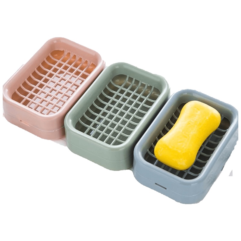 权夫人浴室双层沥水肥皂盒 卫生间手工皂架香皂盒皂盒皂托