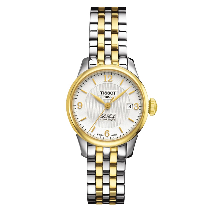 天梭(TISSOT)瑞士手表 力洛克系列钢带机械女士手表T41.2.183.34