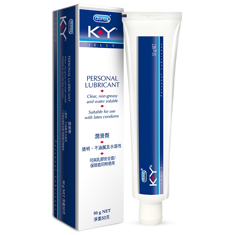 杜蕾斯(Durex)K-Y润滑剂50g+热感润滑液50ml 人体润滑液 男女夫妻用水溶性润滑油 成人情趣用品