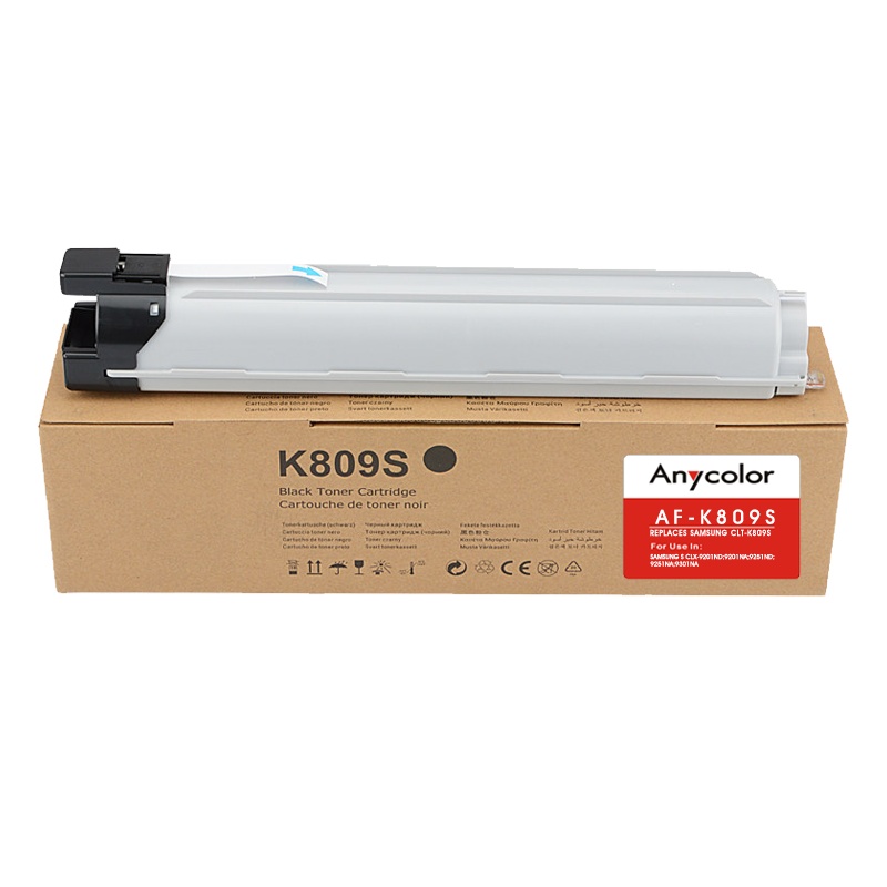 欣彩(Anycolor)CLT-K809S墨粉盒 AF-K809S黑色 适用三星Samsung S CLX-9201ND