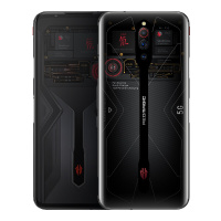 努比亚(nubia) 红魔5G 电竞游戏手机 全网通5G 12GB+256GB 氘锋透明版 移动联通电信5G手机骁龙865 144Hz屏幕刷新率 内置风扇散热 红魔4代5g透明版