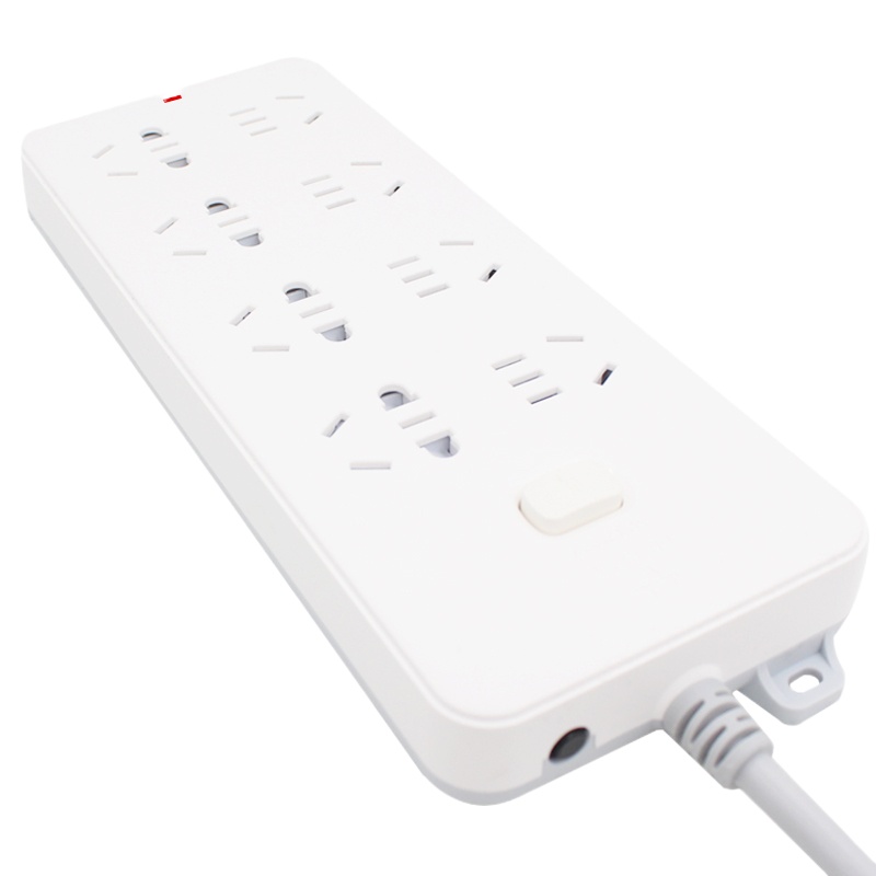 公牛开关插座面板排插新国标插座8孔接线板插线板拖 GN217 3米