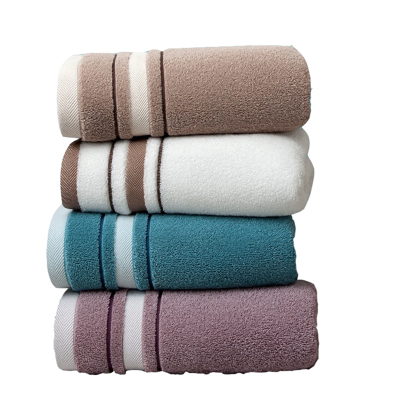 康尔馨毛巾纯棉洗脸家用柔软长方形毛巾儿童大号吸水全棉情侣不掉毛(波尔多面巾)