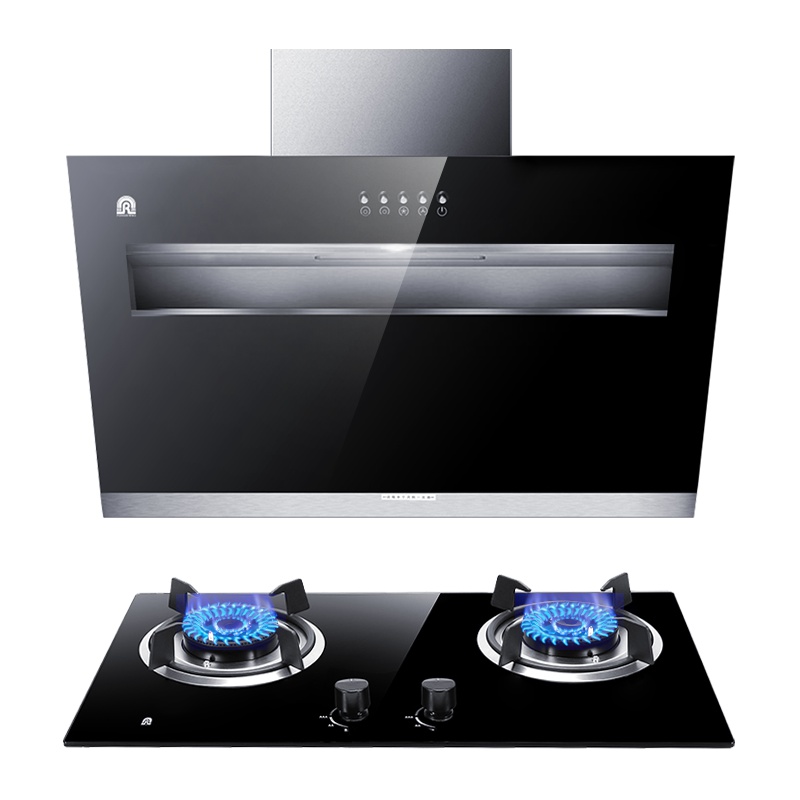 容声(RONGSHENG)厨电套装 油烟机CXW-218-RS02PB+JZT-Q71-QP04玻璃(新)(天然气)