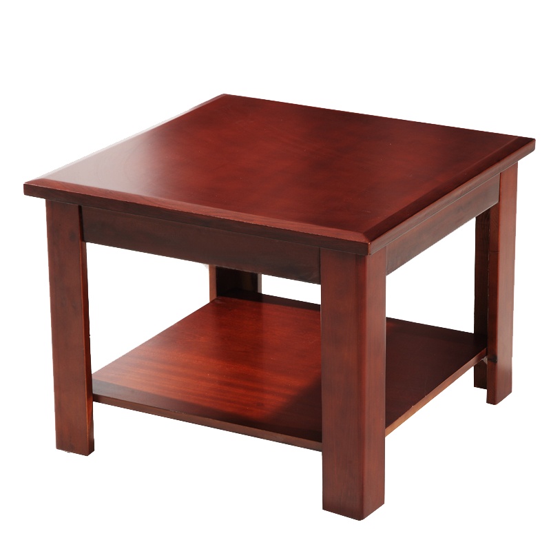 富和美(BNF)实木 方茶几胡桃色600mm*600mm*450mm