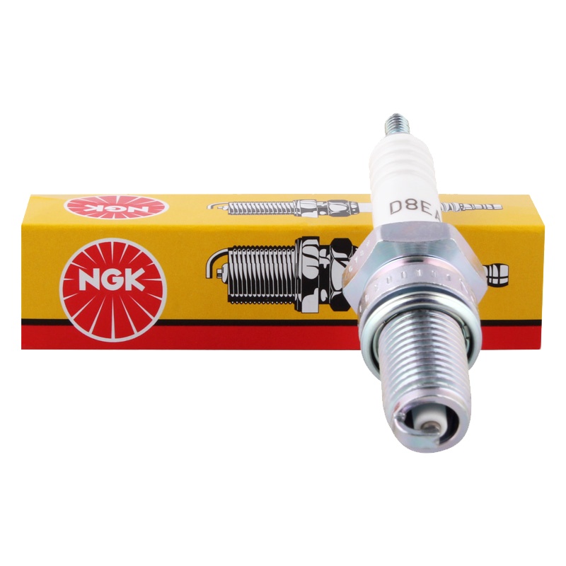 NGK 摩托车镍合金火花塞 D8EA 2120 单支装 新大洲本田/五羊本田/大江摩托/重庆建设雅马哈/济南轻骑