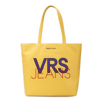 VERSACE JEANS 范思哲 春夏款 女士黄色聚酯纤维单肩购物包E1VTBBS8 70888 600