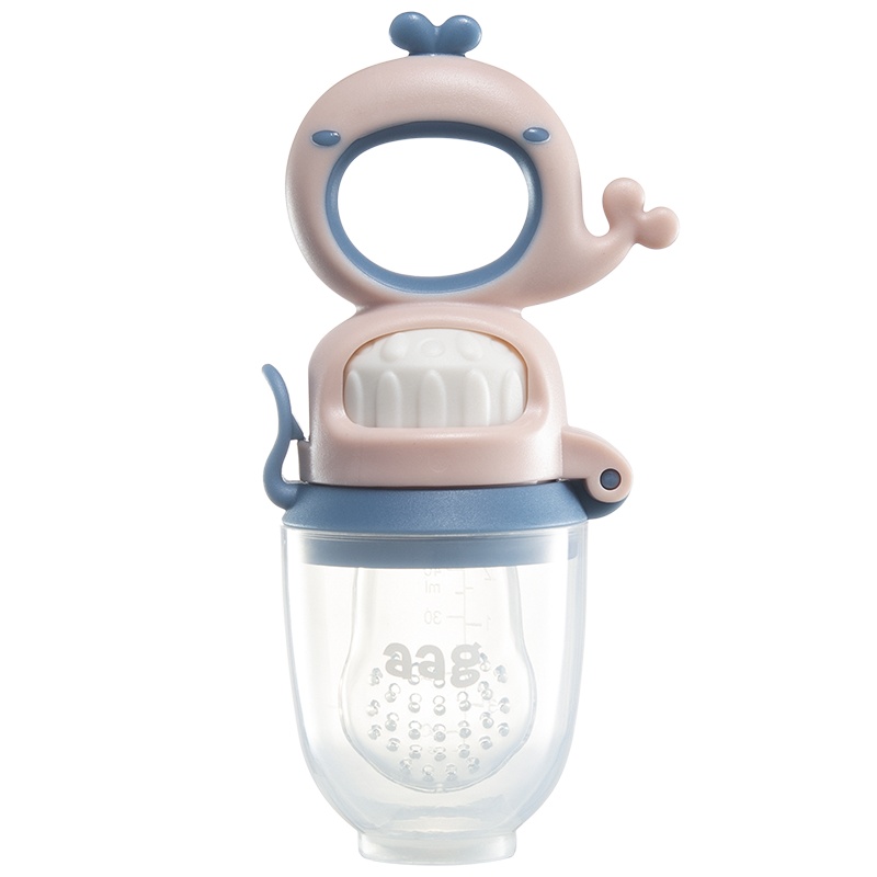 aag婴儿吃水果汁咬咬袋玩 乐奶嘴宝宝果蔬辅食神器牙胶磨牙棒工具暮粉