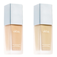 UKISS粉底液干皮亲妈 水润裸妆轻薄粉底液遮瑕保湿持久女学生平价