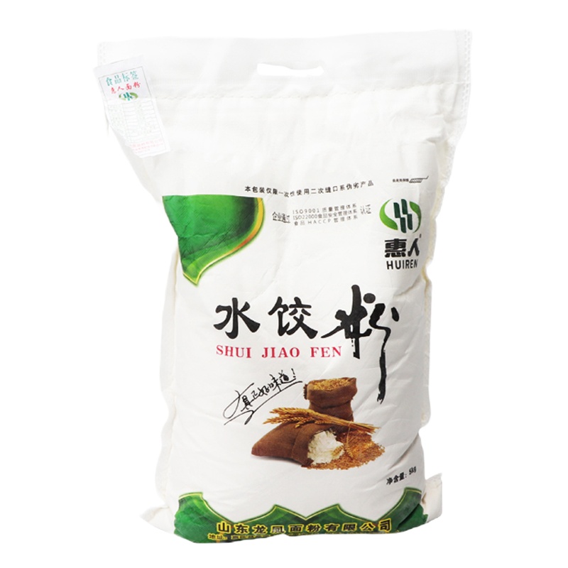 惠人 高级水饺粉 5kg 家用面粉小麦粉包饺子专用