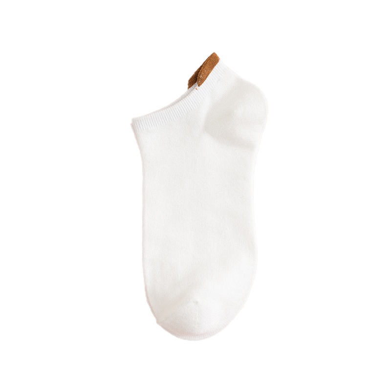 苏宁宜品[五双装]袜子女短袜低帮浅口隐形日系春夏季薄款ins潮船袜女纯棉网红潮袜