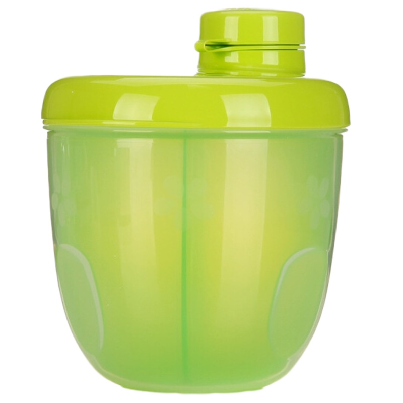 贝亲便携式两用奶粉盒婴儿大容量奶粉储存盒旋转奶粉存储盒清新绿CA10