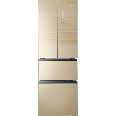 奥马(Homa)253升多门冰箱 风冷无霜法式四门 超薄机身零度保鲜 电脑触控玻璃面板BCD-253WF皓月金