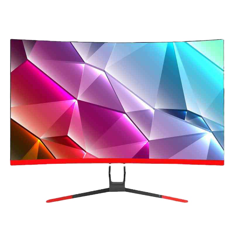 2020新款24英寸超薄曲面高清电脑显示器办公家用网吧台式电脑IPS屏幕显示器优束007