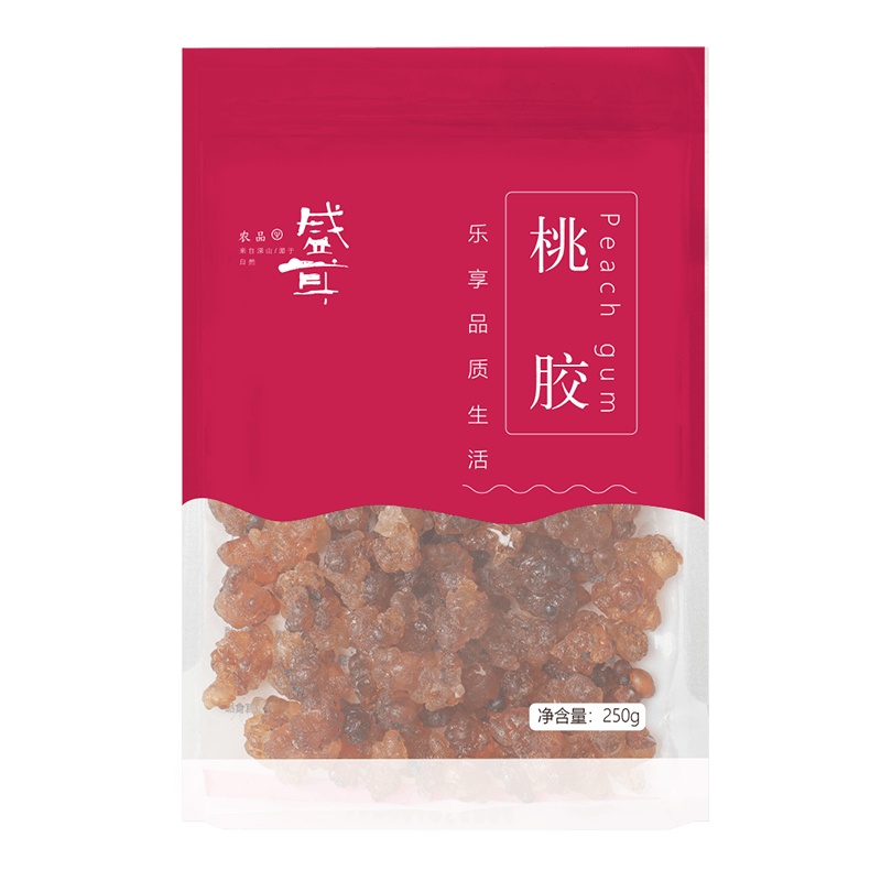 盛耳 桃胶250g 桃胶水蜜桃桃花泪可搭配银耳莲子皂角米雪燕伴侣
