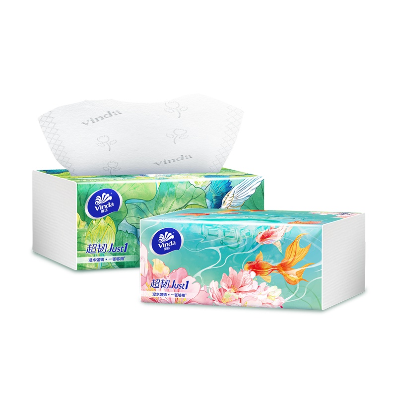 维达(Vinda) 抽纸 超韧颐和园联名软抽 4层100抽*1包纸巾小规格(短幅)面巾纸卫生纸巾