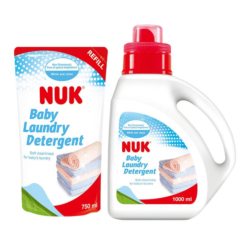 NUK婴儿洗衣液1000ML+750ml补充装