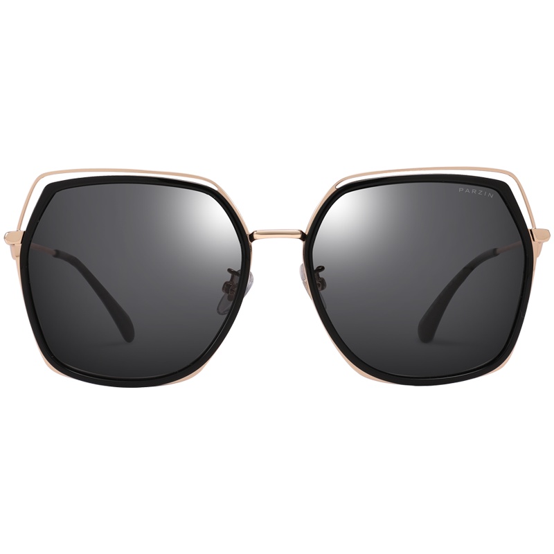 帕森时尚太阳镜女 大框复古猫眼潮开车驾驶偏光墨镜91609A