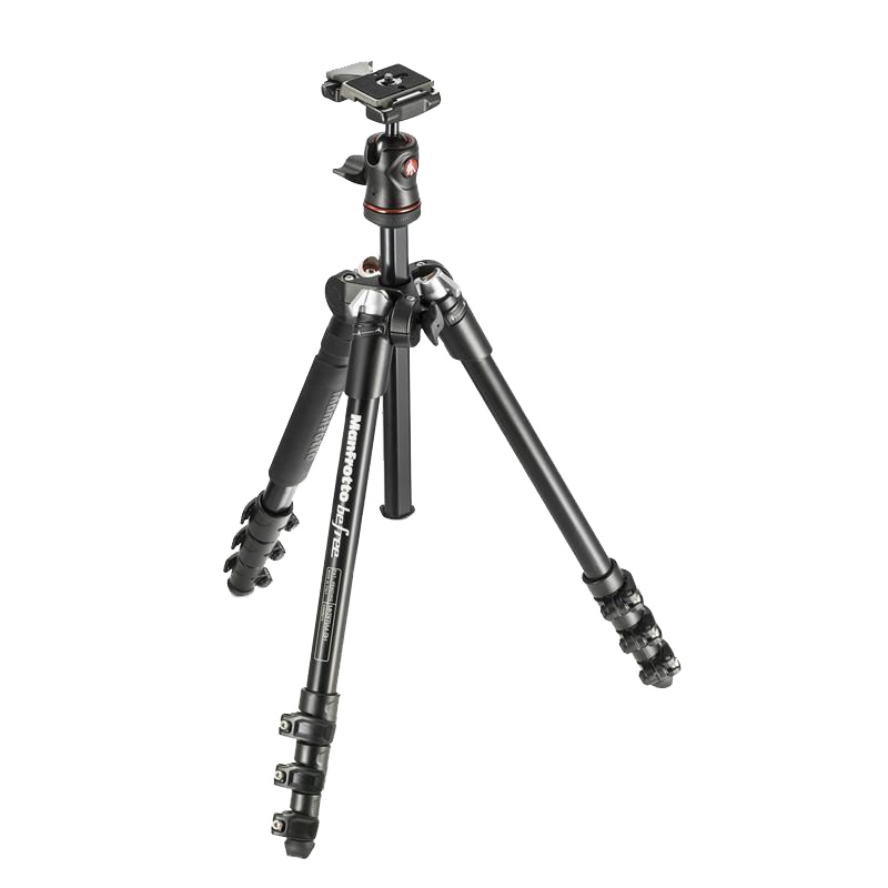 曼富图(MANFROTTO) MKBFRA4-BHCN铝合金板扣式三脚架 黑色
