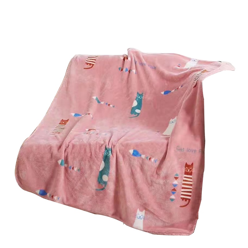 悦达家纺 QQ绒毛毯盖毯冬季珊瑚绒毯子双人单人办公室午睡毯