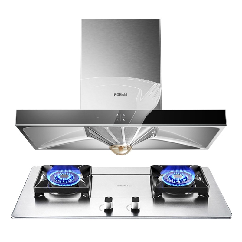 老板(ROBAM)油烟机烟灶套餐两件套 欧式触控式 挥手爆炒20立方抽油烟机+4.2kW燃气灶具套装67X2H+56G1