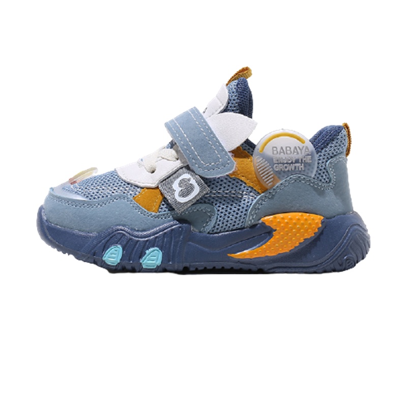 芭芭鸭儿童机能鞋男女童宝宝学步童鞋透气网鞋运动鞋