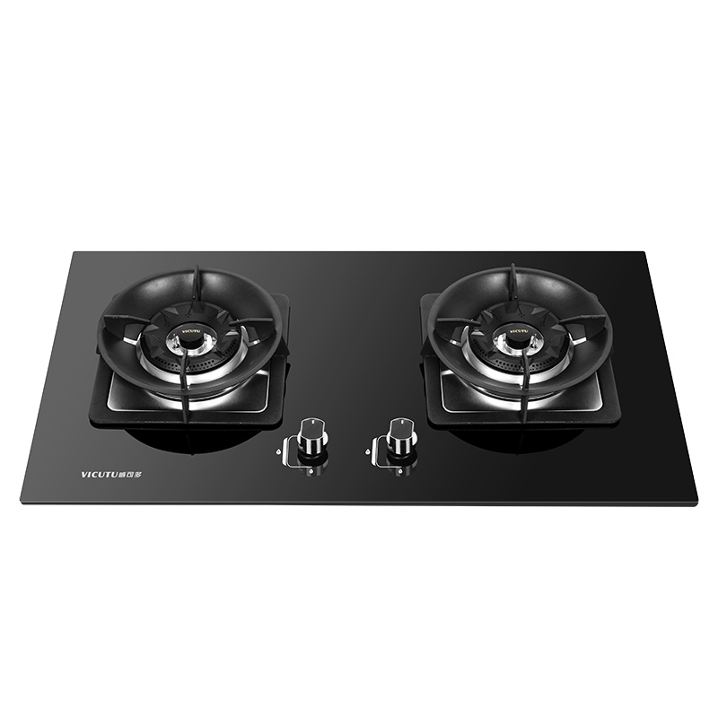 威可多(VICUTU)燃气灶JZY/T-12B5 台嵌两用式 家装燃气灶具 大火力 钢化玻璃面板 液化气燃气灶