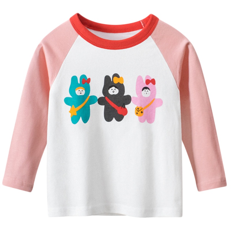 品牌童装秋款2020新品 女童打底衫韩版儿童T恤纯棉元氣小猴STRONG MONKEY