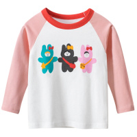 品牌童装秋款2020新品 女童打底衫韩版儿童T恤纯棉元氣小猴STRONG MONKEY