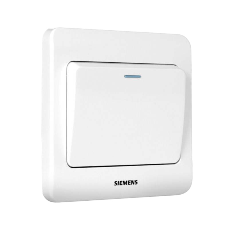 西门子 单开开关 86型暗装 单开单控 10个起订