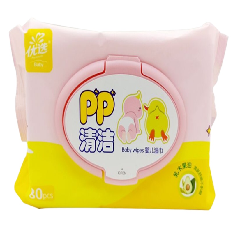 YYA080心相印婴儿清洁湿巾80片/包6903244680035