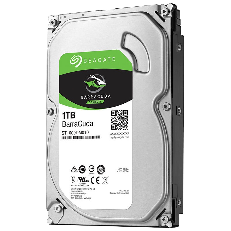 希捷 1TB 台式机机械硬盘 64MB 7200RPM SATA接口 单个装