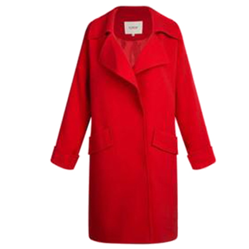 【福利款】拉夏贝尔时尚宽松中长款外套