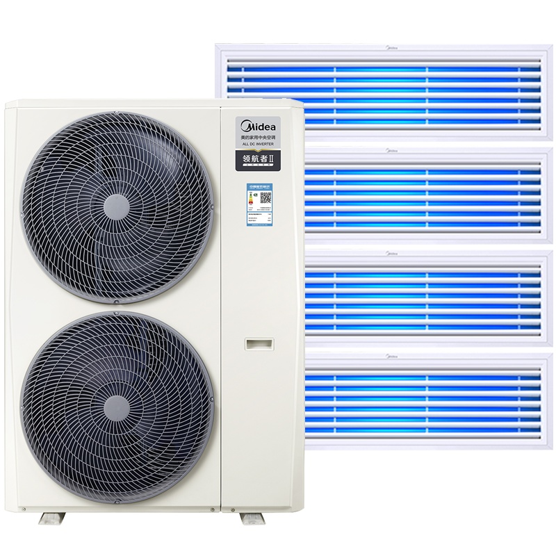 美的(Midea)领航者三代 大6匹一拖四 全直流变频智能家电中央空调MJV-160W-E01-LHⅢ一拖四