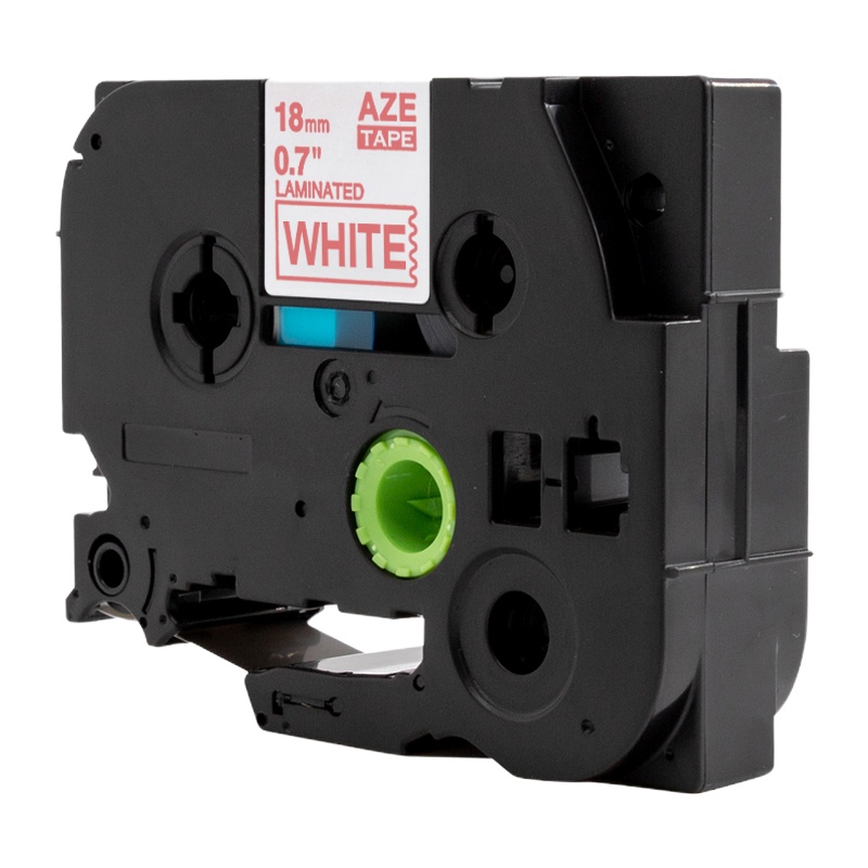 [精选]雅富仕-兼容Brother标签机/标准覆膜标签色带TZE-242白底红字18mm*8M