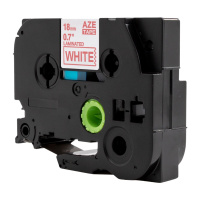 [精选]雅富仕-兼容Brother标签机/标准覆膜标签色带TZE-242白底红字18mm*8M