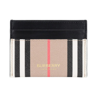 博柏利 BURBERRY 女款 环保帆布卡包卡夹80260001